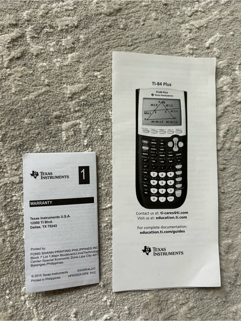Texas Instruments TI 84 Plus graphing calculator - Picture 3 of 3